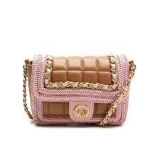 Imagem de Bolsa Tiracolo Phoebe Pequena Rosa Vicenza Feminino