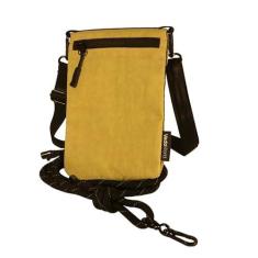 Imagem de vadoworld Bolsa transversal pequena, bolsa sacoche dobrável leve com fecho de zíper, bolsa tiracolo de nylon portátil com alça ajustável e vários bolsos, bolsa de telefone para viagens de avião (M,