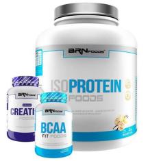 Imagem de Kit Isoprotein Foods 2Kg+ Bcaa 100G Tan+ Creatine Foods 100G - Brn Foo