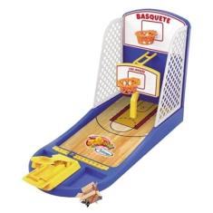 Imagem de Brinquedo Educativo Pedagógico Infantil Jogo Basquete De Mesa (Basquete)