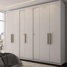 Imagem de Guarda-Roupa Casal Brooklyn 7 Portas 2 Gavetas Branco - Panorama Móveis