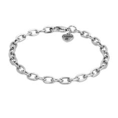 Imagem de Pulseira Infantil Menina de Corrente Prateada Charm it