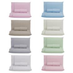 Imagem de Conjunto Lençol Queen Ponto Palito 300 Fios Com Elástico 3 Peças - Mf