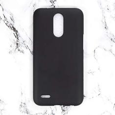 Imagem de Capa para LG K10 2017, capa traseira de TPU (poliuretano termoplástico) macio resistente a arranhões à prova de choque de borracha de gel de silicone antidigitais capa protetora de