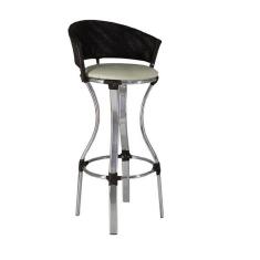 Imagem de Banqueta Alta Conforto Alumínio Fibra Tabaco Branco Gelo