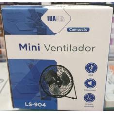 Imagem de Mini Ventilador USB de Mesa 20cm Portátil Recarregável - ideal