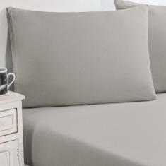 Imagem de Jogo De Cama Malha Lençol 100% Algodão Gran Moratta 2 Peças Solteiro Palha