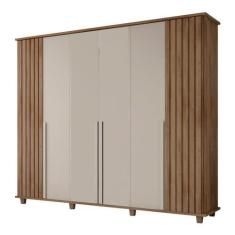 Imagem de Roupeiro 6 Portas Potenza Cinamomo Off White