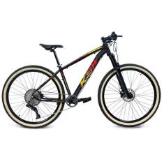 Imagem de Bicicleta Aro 29 Ksw Xlt 12v Garfo com Trava K7 11/50 Freios Hidráulicos Kit 1x12 - Preto\Vermelho\Amarelo