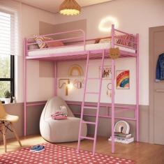 Imagem de Beliche Suspenso de Ferro Solteiro - Nick Rosa