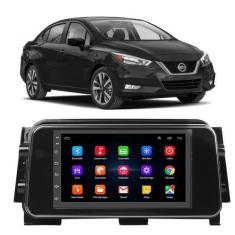 Imagem de Kit Central Multimídia Android Nissan Versa 2021 2022 7 Polegadas GPS 