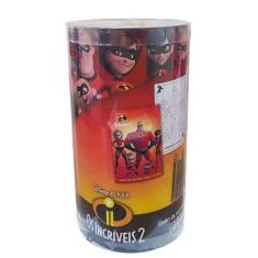 Imagem de Livro - Disney - Mini tubo histórias para colorir - Os incríveis 2