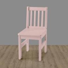 Imagem de Cadeira Infantil Fun Rosa Laca em madeira maciça