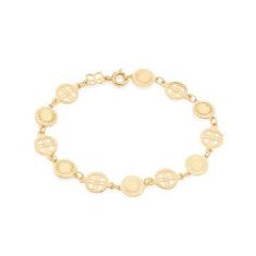 Imagem de Pulseira Rommanel com Placas Redondas 551200