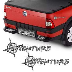 Imagem de Par De Adesivos Adventure Fiat Strada Palio Doblo 2005
