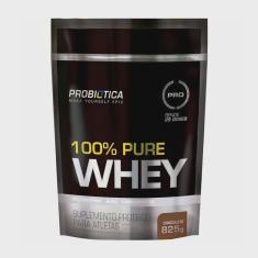 Imagem de 100% Pure Whey Pouch - 825g - Probiótica - Sabor Chocolate