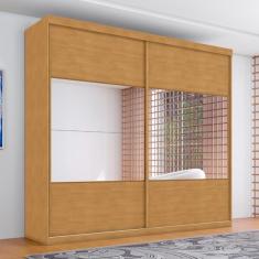 Imagem de Roupeiro Com Espelho E 2 Portas Limoeiro Naturalle