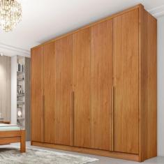 Imagem de Guarda Roupa Casal 6 Portas 6 Gavetas Fortuna Tcil - Cinamomo