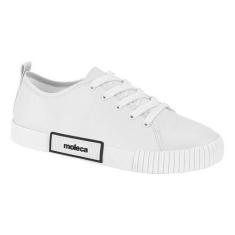 Imagem de Tenis Moleca Casual Basico Moda Trend Colors 5740201 Promo, Branco nap