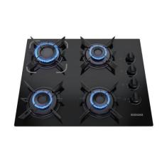 Imagem de Fogão Cooktop 4 Bocas a Gás Itatiaia Electra Mesa de Vidro Preto 127V/