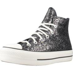 Imagem de Converse Tênis feminino Chuck Taylor All Star Lift Platform Glitter, Into the Void/Egret/Preto, 36