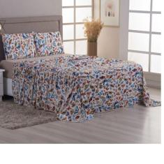 Imagem de Jogo Lençol Solteiro 3 Peças 100% Algodão Malha Penteada