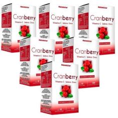 Imagem de 6x Cranberry + Vitamina C + Selênio + Zinco- 60 Cáps. 500mg - Natunéct