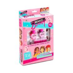 Imagem de Kit De Maquiagem Infantil Kit Unhas Make Brinq Polibrinq