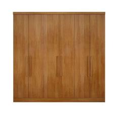 Imagem de Modulo Para Guarda Roupa Com 6 Portas E 4 Gavetas Cumaru
