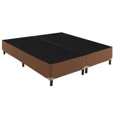 Imagem de Base Box King Samambaia Ecosono 42x193x203cm Rustico Cerejeira