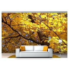 Imagem de Papel De Parede Floresta Natureza Árvores 3D 3M² Xna203