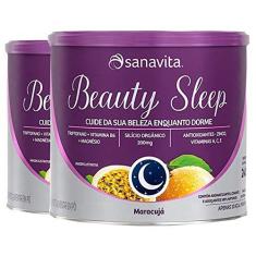 Imagem de Kit 2 Beauty Sleep Triptofano + B6 e Magnésio Sanavita 300g