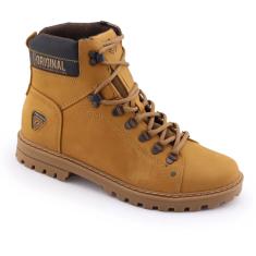 Imagem de Bota Couro Natural Masculina Pegada 181505-05 Tratorada