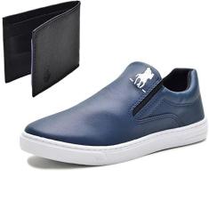 Imagem de Tênis Slip On Casual Masculino com Carteira Polo Plus