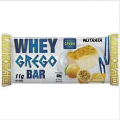 Imagem de Whey Grego Bar Mousse De Maracujá Nutrata Caixa Com 12
