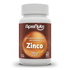 Imagem de Suplemento Mineral De Zinco 60 Caps 280Mg - Apisnutri