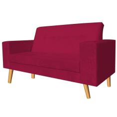 Imagem de Namoradeira Decorativa Turquia Suede vermelho