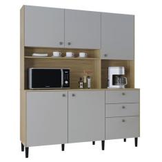 Imagem de Cozinha Lirio 5 Portas E 3 Gavetas Poquema