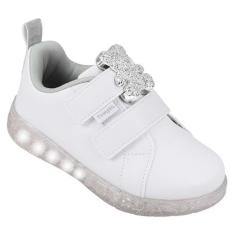 Imagem de Tênis Infantil Pampili Sneaker Luz 670.038 Led Brilhoso-Feminino