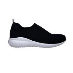 Imagem de Tênis Arezzo Slip On Knit Tratorado Preto - PRETO 39-Feminino