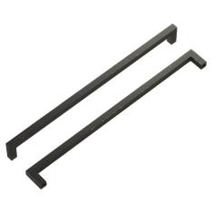 Imagem de Hickory Hardware Puxadores de armário de cozinha de núcleo sólido, puxadores de armário de luxo, ferragens para portas e gavetas de cômoda, centro de orifício de 30 cm, bronze vintage, coleção