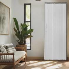Imagem de Kit com 4 Portas Sanfonada de Pvc 210x94cm Bariri Gelo