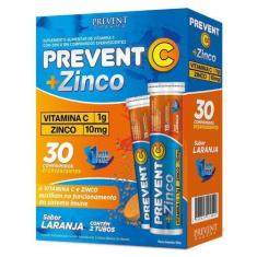 Imagem de Prevent C + Zinco Efervescente 30 Comp. - Prevent Pharma