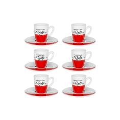 Imagem de Conjunto De Café Expresso Cafeína 75ml 12pçs - Oxford