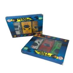 Imagem de Carrinho Roda Livre 03 Pç Brinquedo Corrida Alta Qualidade - Filó Moda