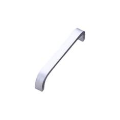 Imagem de 4/6/8/10/12 Polegadas Ouro Preto Prata Alças de Alumínio Porta de Cozinha Armário Alça Reta Puxadores Hardware de Móveis, 96mm Sólido, Prata, 1 peça