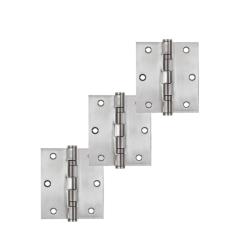 Imagem de Dobradiça 3. X 3 Inox Polido 3 Unidades Unica