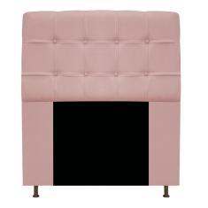 Imagem de Cabeceira Estofada Mel 90cm Solteiro Suede Rosê