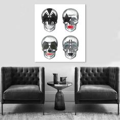 Imagem de Quadro Decorativo Banda kiss