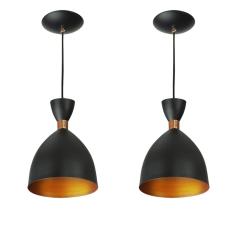 Imagem de Kit 2 Lustre Pendente Califórnia De Alumínio  Com Cobre